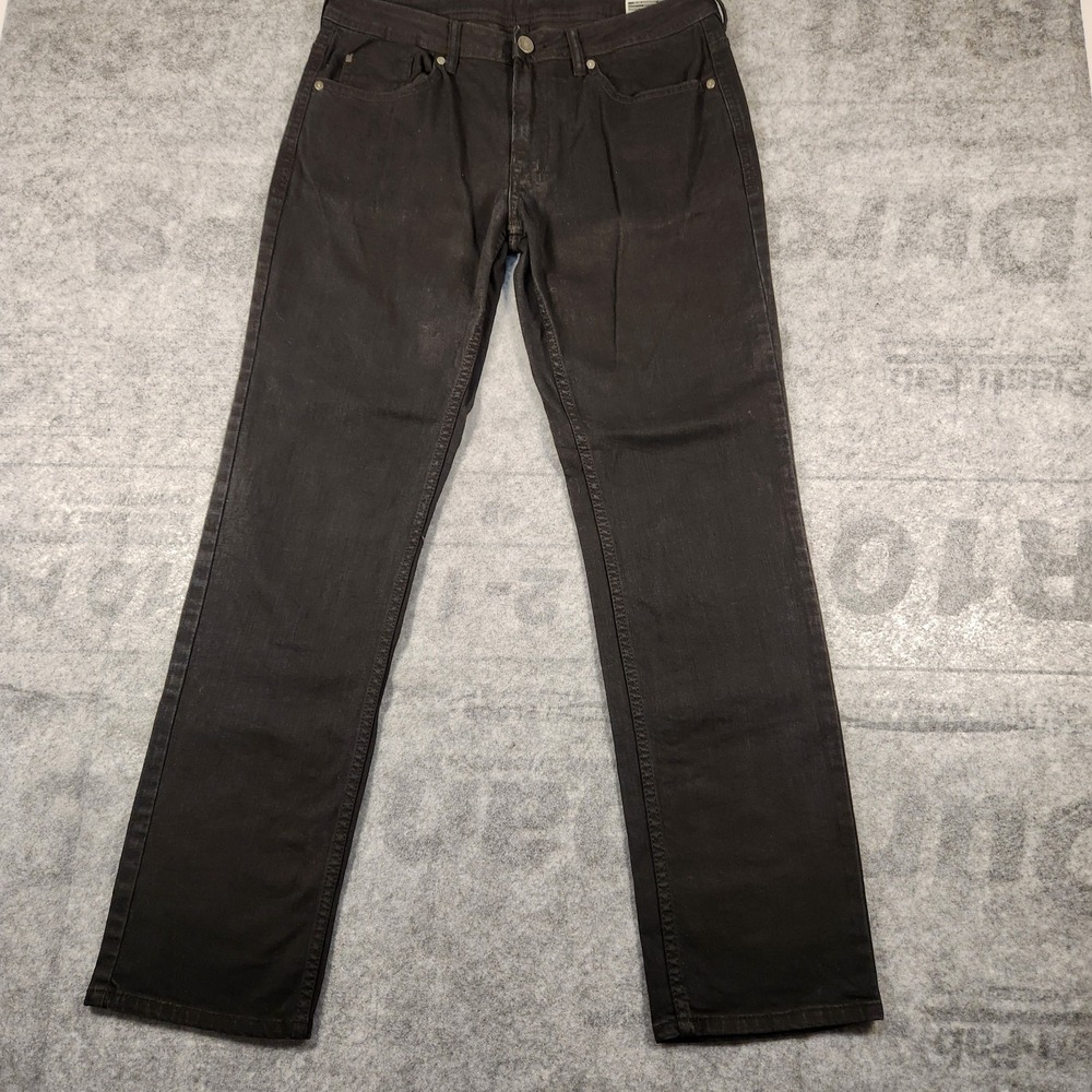 Buffalo David Bitton Jack X Straight Stretch Men's Jeans 34x31 Black
